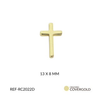 Cruz covergold lisa perforada horizontal 13x8mm x und