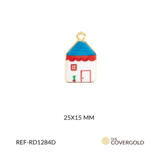 Dije covergold casa colonial 25 x 15 mm