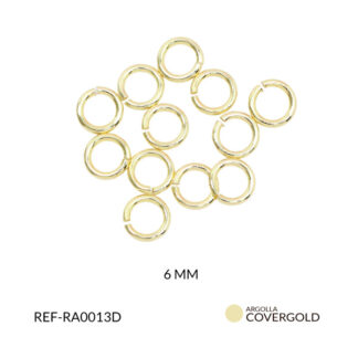 Argolla covergold 6mm cal 1.0mm x 12 und