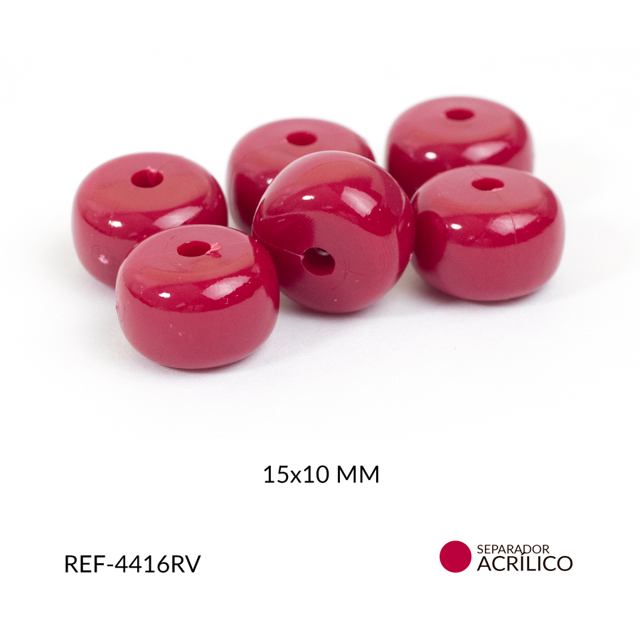 Abaco acrílico dona vinotinto 15x10mm x 125gramos