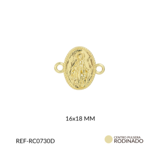 Centro pulsera covergold virgen milagrosa 16x18mm x und