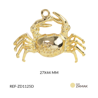 Dije zamak cangrejo 27x44mm x unidad